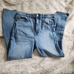 Lovers and friends high rise stretch skinny light wash denim jeans size 30